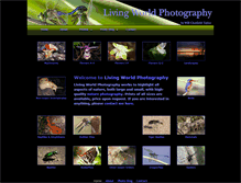 Tablet Screenshot of livingworldphotography.net